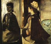Edgar Degas Jeantaud at the Mirror oil painting on canvas